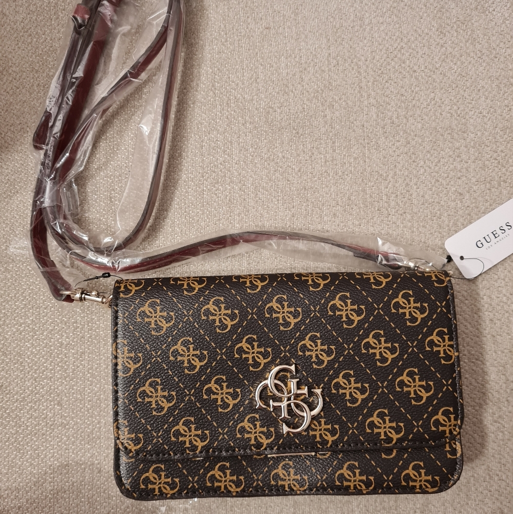 Guess Wallet Crossbody Nwt